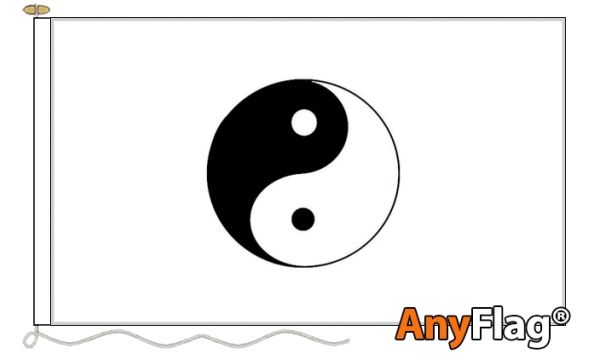 Yin Yang (White) Custom Printed AnyFlag®